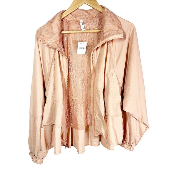 Free People Movement Namaslay Lightweight Jacket Size XS Brushed Apricot - Picture 3 of 12